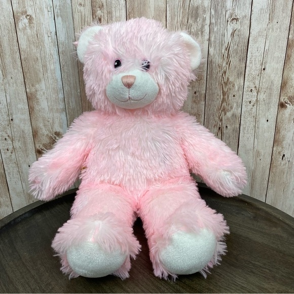 Build A Bear Pink Teddy Bear - Picture 1 of 8